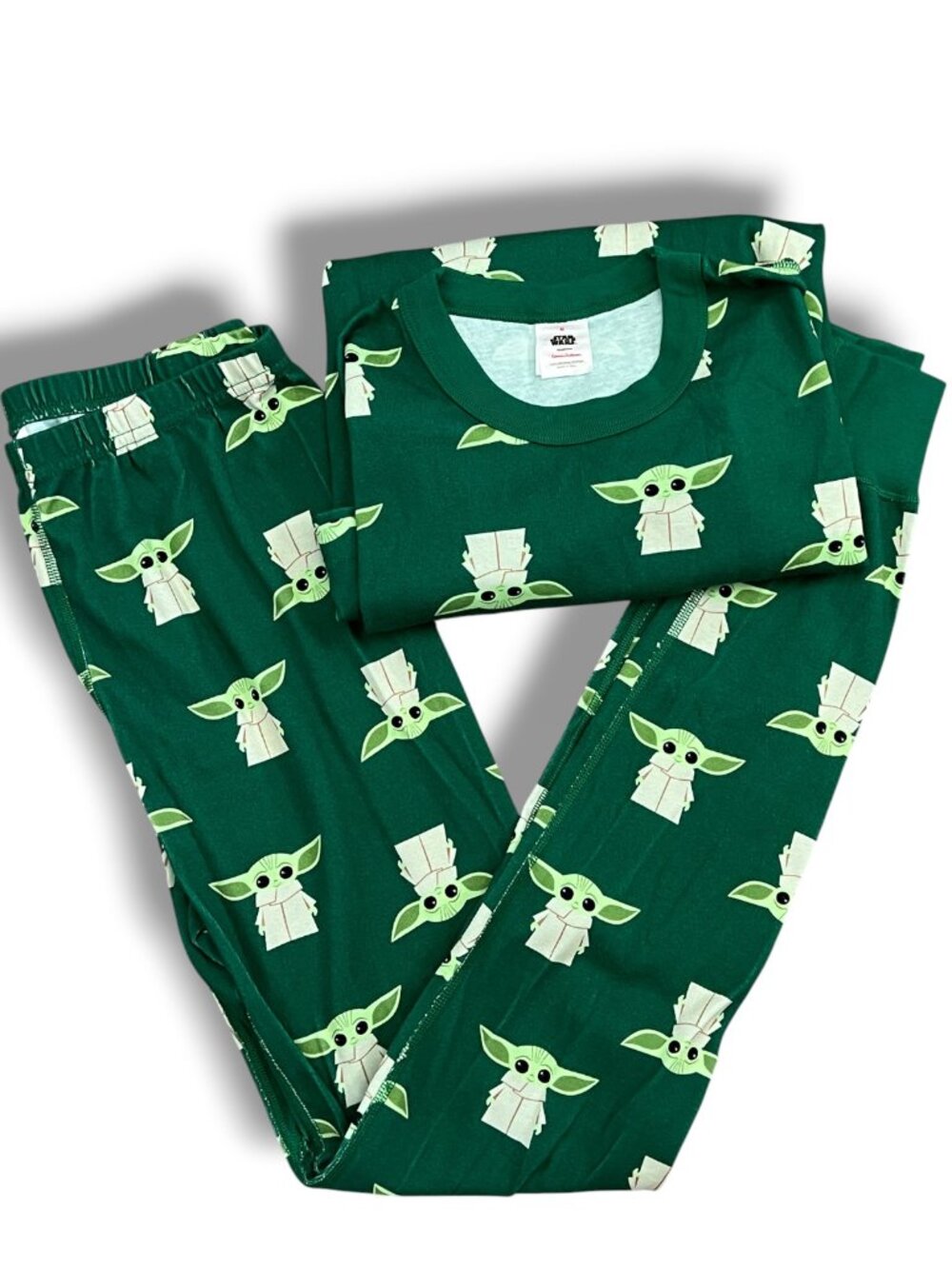 Hanna Andersson Star Wars Green Baby Yoda Gorgu Adult Pajama Set Size Medium
